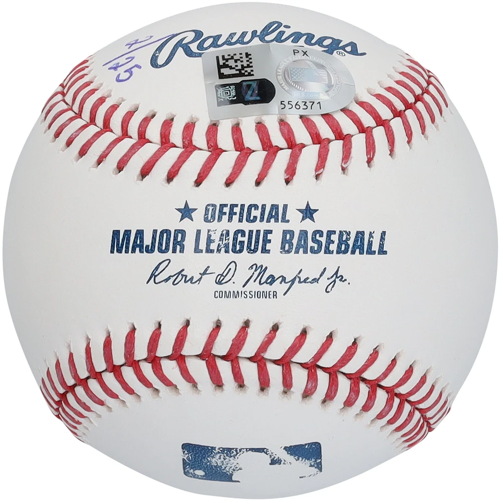 Balle de baseball autographiée par Kerry Carpenter des Detroit Tigers avec inscriptions multiples - Édition limitée à 25 exemplaires