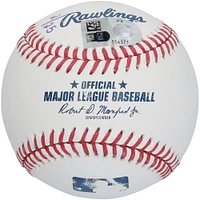 Balle de baseball autographiée par Kerry Carpenter des Detroit Tigers avec inscriptions multiples - Édition limitée à 25 exemplaires