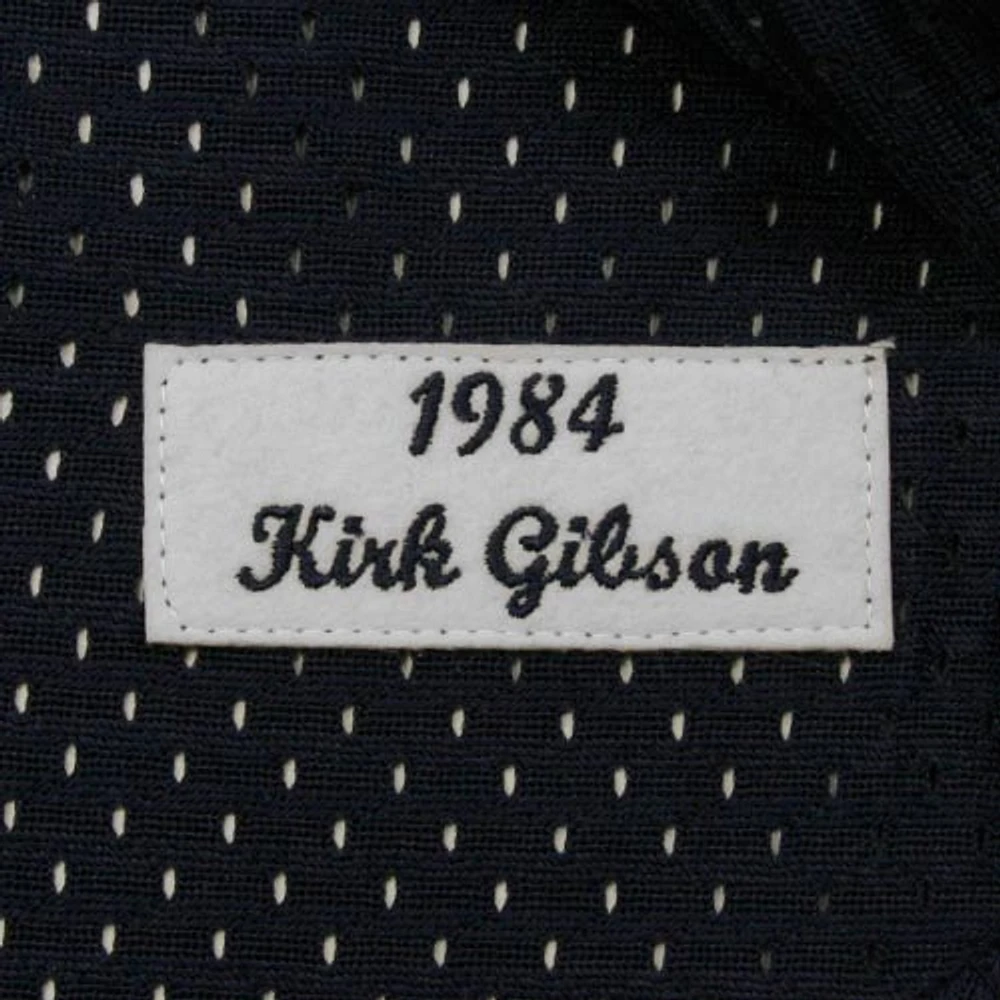 Men' s Mitchell & Ness Kirk Gibson Navy Detroit Tigers 1984 Authentic Cooperstown Collection Mesh Batting Practice Jersey