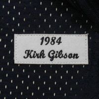 Men' s Mitchell & Ness Kirk Gibson Navy Detroit Tigers 1984 Authentic Cooperstown Collection Mesh Batting Practice Jersey