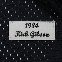 Men' s Mitchell & Ness Kirk Gibson Navy Detroit Tigers 1984 Authentic Cooperstown Collection Mesh Batting Practice Jersey