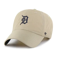 Men's '47  Khaki Detroit Tigers Performance Clean Up Adjustable Hat