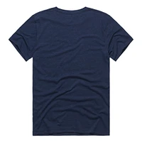Men's Homage  Navy Detroit Tigers Hyper Local Tri-Blend T-Shirt
