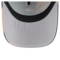 Men's New Era  Black Detroit Tigers Bleached A-Frame 9FORTY Adjustable Hat