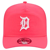 Casquette ajustable de golfeur de tous les jours rose Detroit Tigers de New Era pour homme