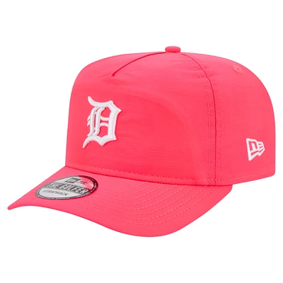 Casquette ajustable de golfeur de tous les jours rose Detroit Tigers de New Era pour homme