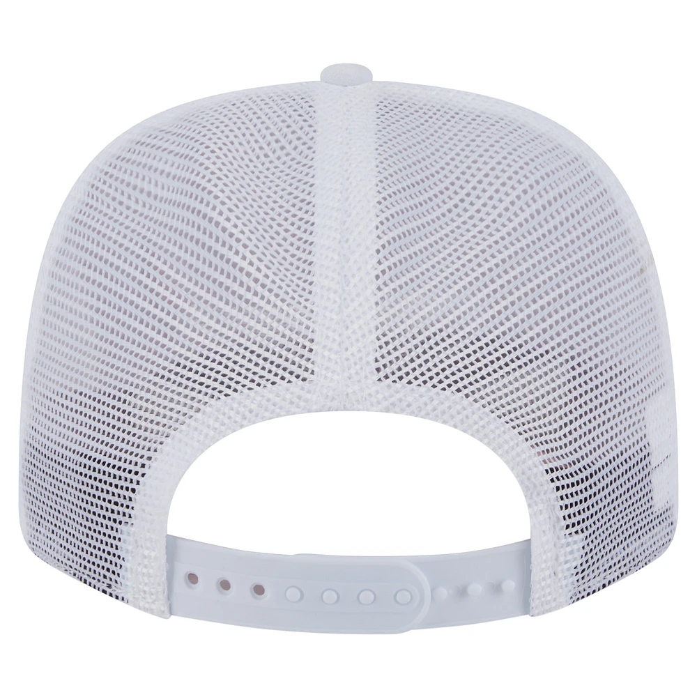 Men's New Era  White Detroit Tigers Flamingo Mesh Back 9SEVENTY Stretch-Snap Hat