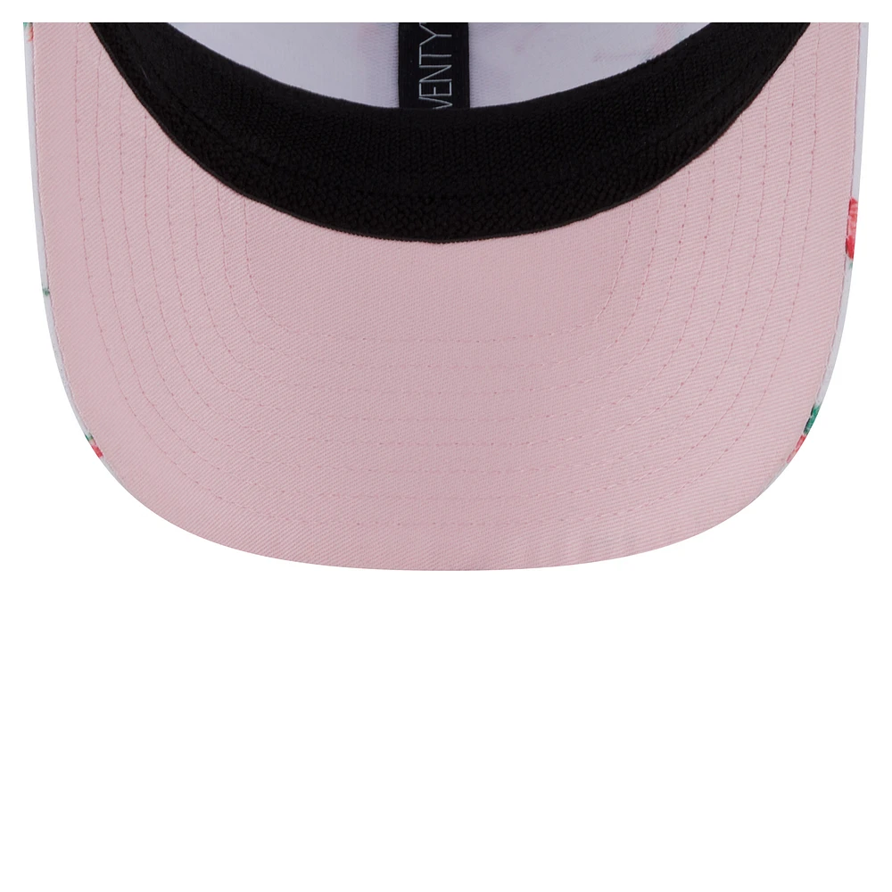 Men's New Era  White Detroit Tigers Flamingo Mesh Back 9SEVENTY Stretch-Snap Hat