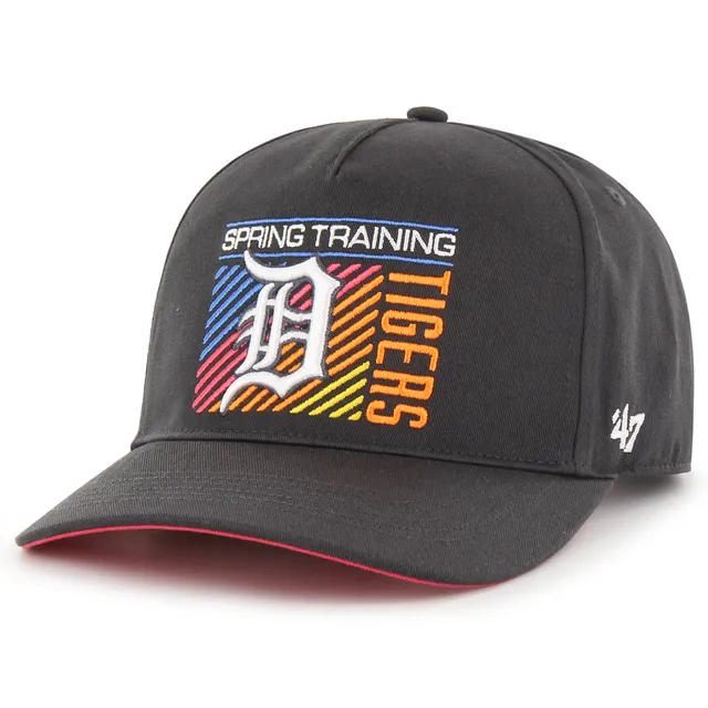 47 Navy/Tan Detroit Tigers Four Stroke Clean Up Trucker Snapback Hat