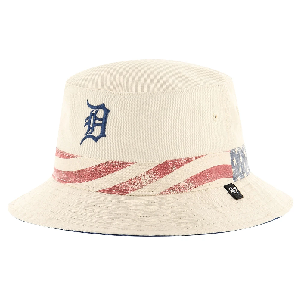 Chapeau bob Glory Daze des Detroit Tigers '47 kaki pour hommes