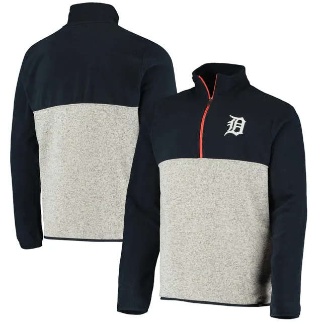 Men's Starter Navy Detroit Tigers The Captain III Full-Zip Varsity Jacket Size: Large