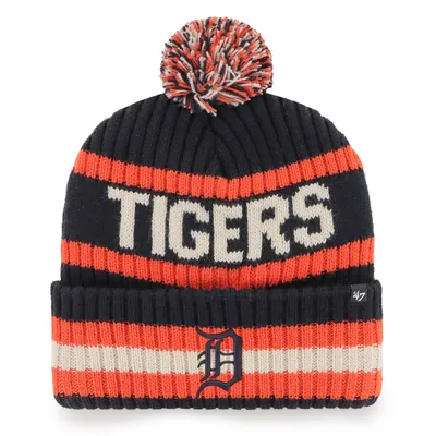 47 Men's '47 Natural Detroit Tigers Home Patch Cuffed Knit Hat