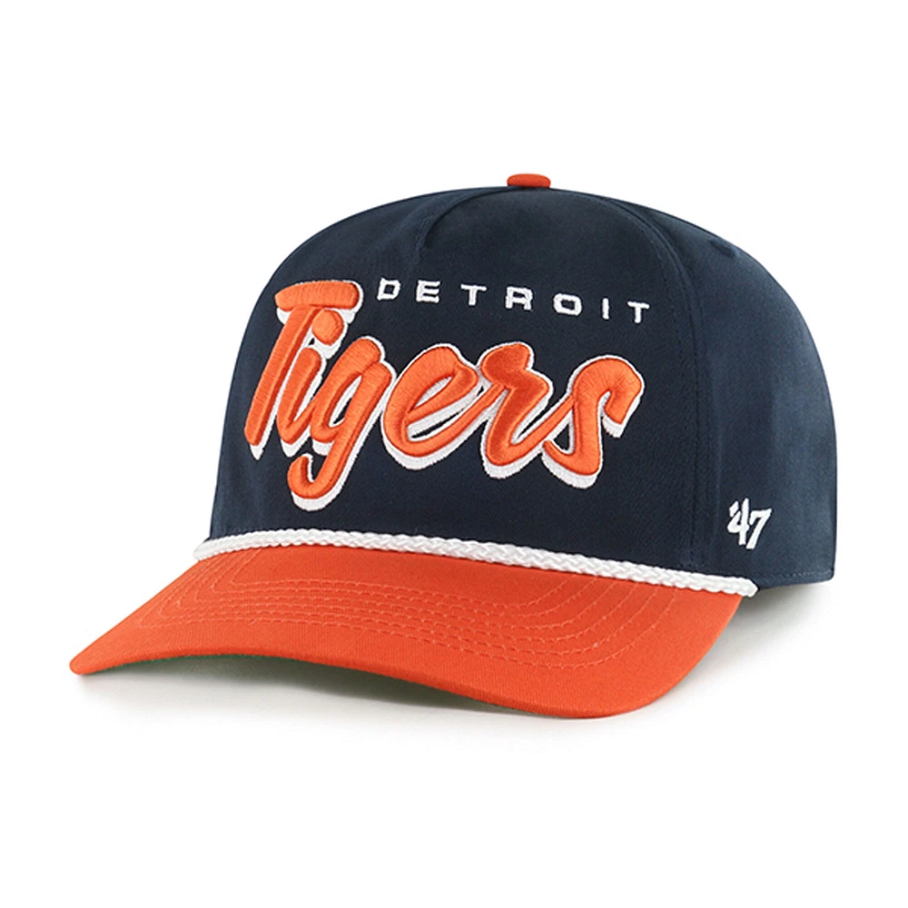 Men's '47 Navy Detroit Tigers Dropshadow Rope Hitch Adjustable Hat