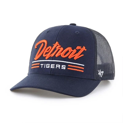 Casquette ajustable pour homme '47 Detroit Tigers Garner Trucker bleu marine