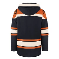 Men's '47 Navy Detroit Tigers Superior Lacer Pullover Hoodie