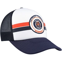 Men's '47 White/Navy Detroit Tigers Cooperstown Collection Wax Pack Express Trucker Adjustable Hat