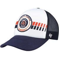 Men's '47 White/Navy Detroit Tigers Cooperstown Collection Wax Pack Express Trucker Adjustable Hat