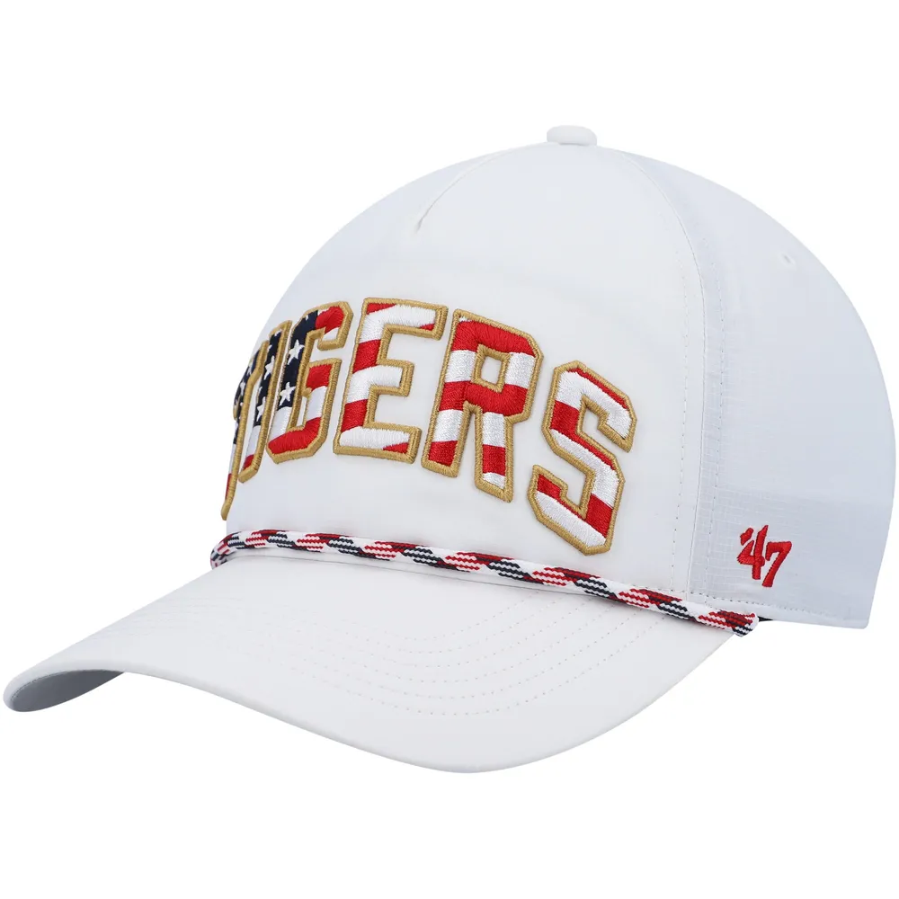 Detroit Tigers '47 Flag Flutter Hitch Snapback Hat - White