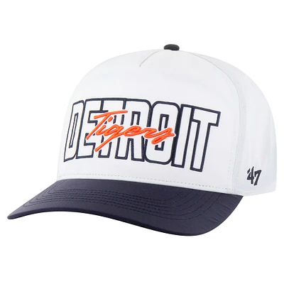 Casquette ajustable blanche '47 Detroit Tigers Lineman Hitch pour homme