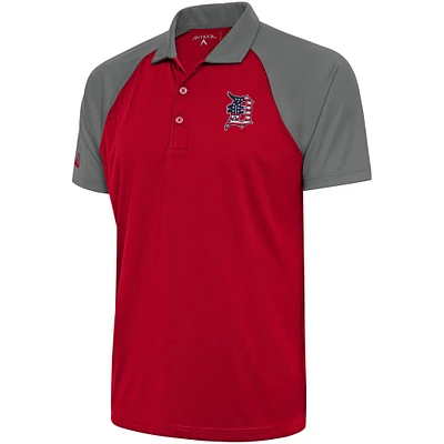 Polo Patriotic Nova pour homme, rouge Antigua/acier, Detroit Tigers