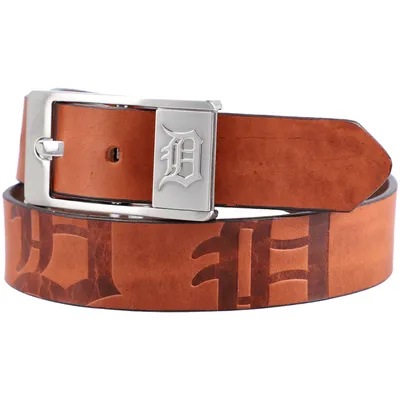 Detroit Tigers Brandish Leather Belt - Brown