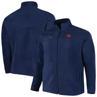 Columbia Navy Detroit Tigers Big & Tall Steens Mountain Veste entièrement zippée pour homme