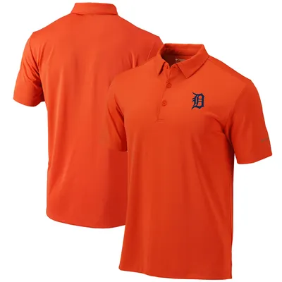 Men's Columbia Orange Oklahoma State Cowboys Omni-Wick Drive Polo