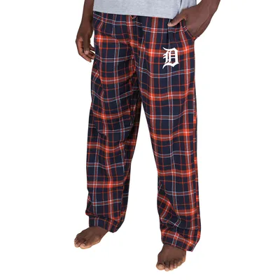 Detroit Tigers Concepts Sport Ultimate Plaid Flannel Pajama Pants - Navy