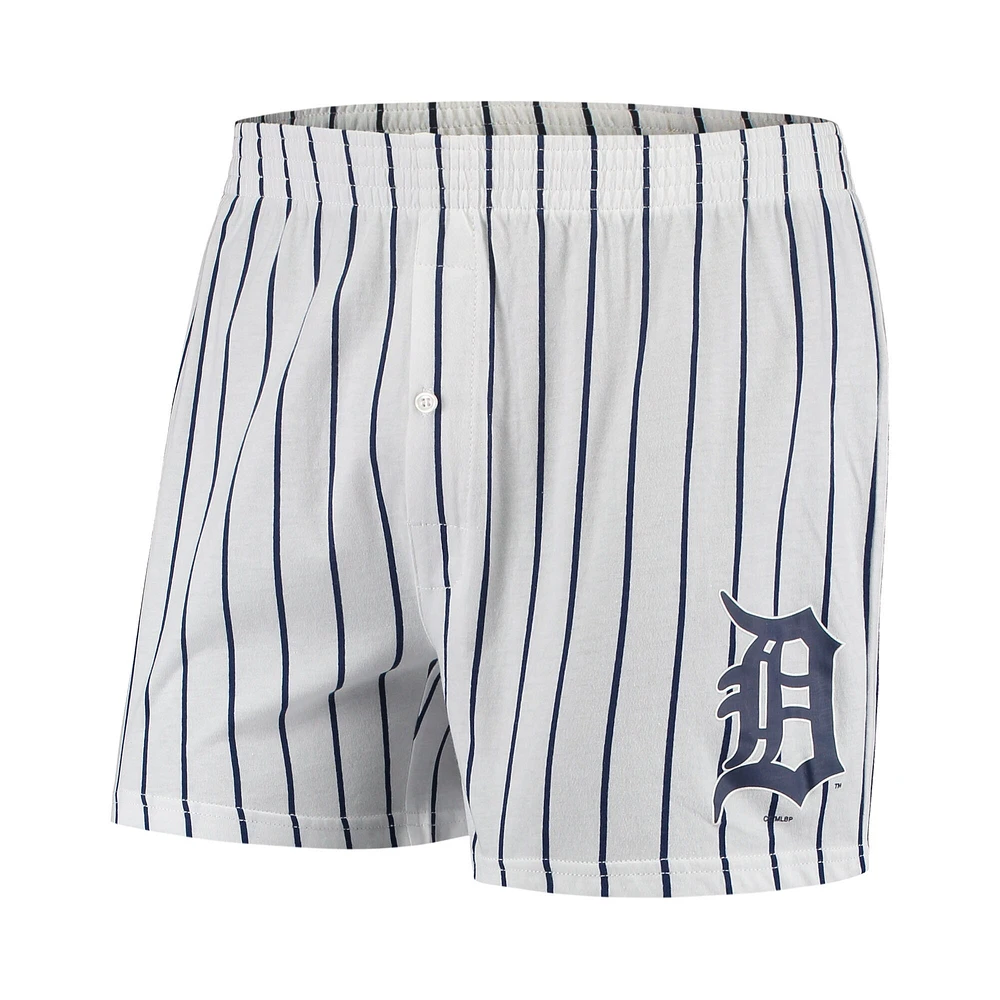 Caleçon boxeur Vigor Detroit Tigers Concepts Sport pour homme, blanc