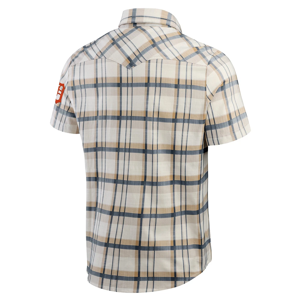 Chemise à carreaux bleu marine pour homme de la collection Darius Rucker Fanatics