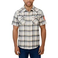 Chemise à carreaux bleu marine pour homme de la collection Darius Rucker Fanatics