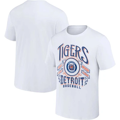 Men's Darius Rucker Collection by Fanatics White Detroit Tigers Distressed Rock T-Shirt