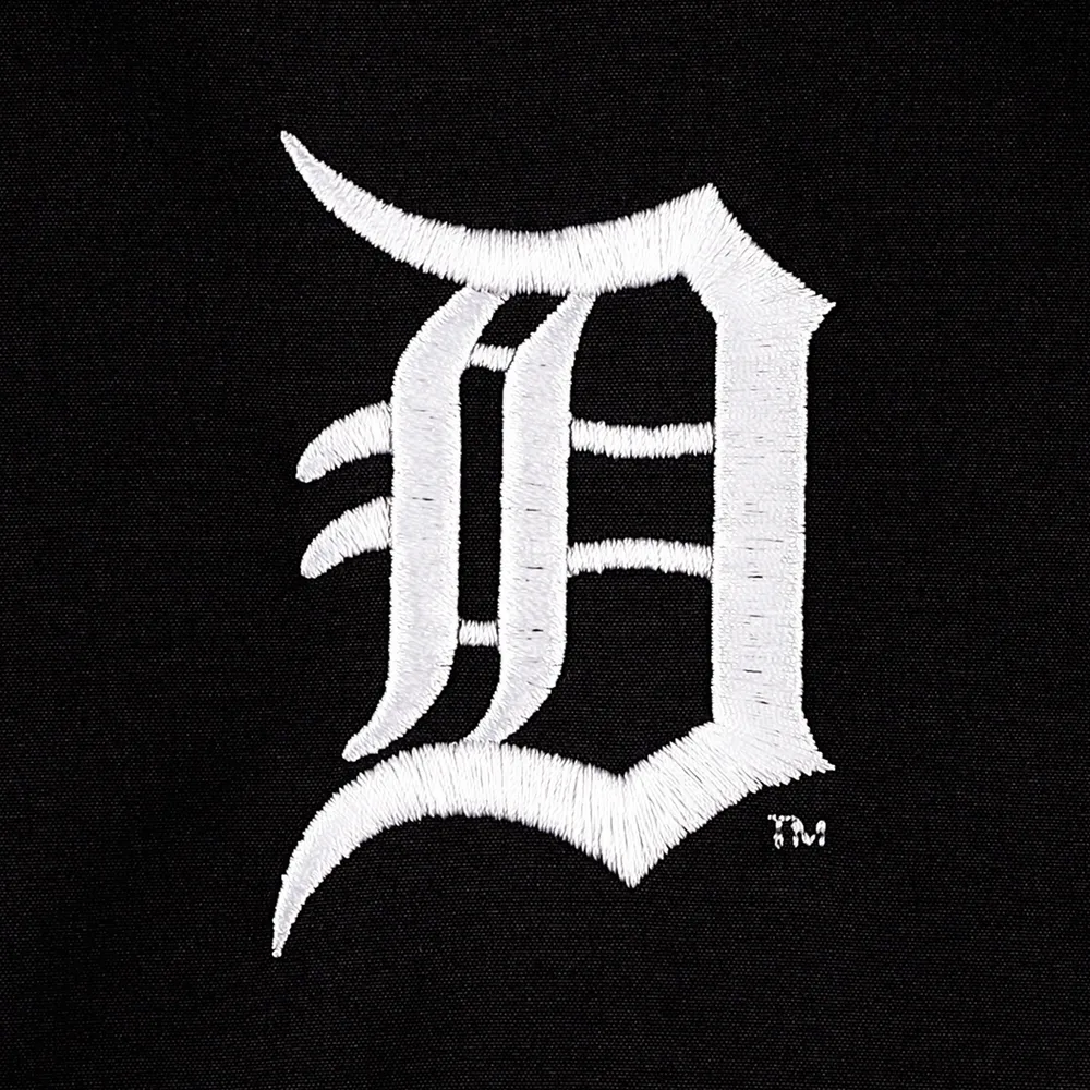 Blouson Dunbrooke noir/gris chiné Detroit Tigers Alpha Full-Zip pour homme