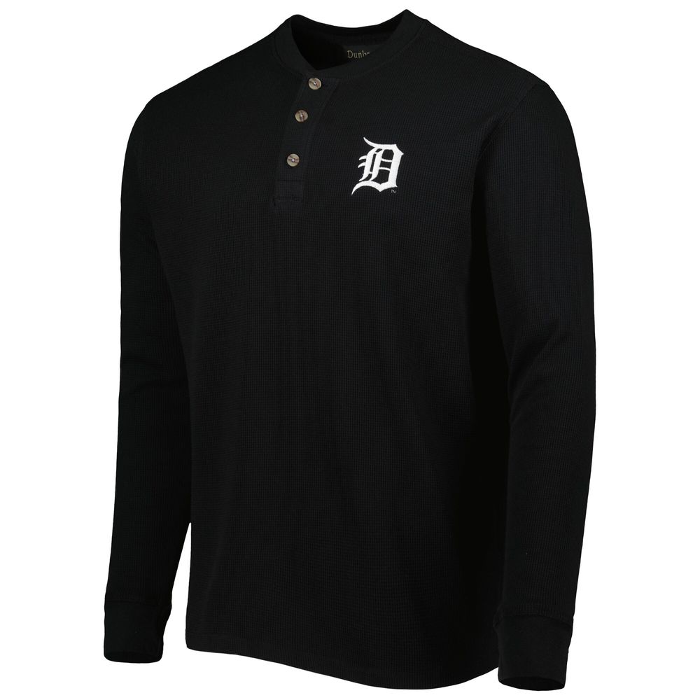 Men's Dunbrooke Detroit Tigers Black Maverick Long Sleeve T-Shirt