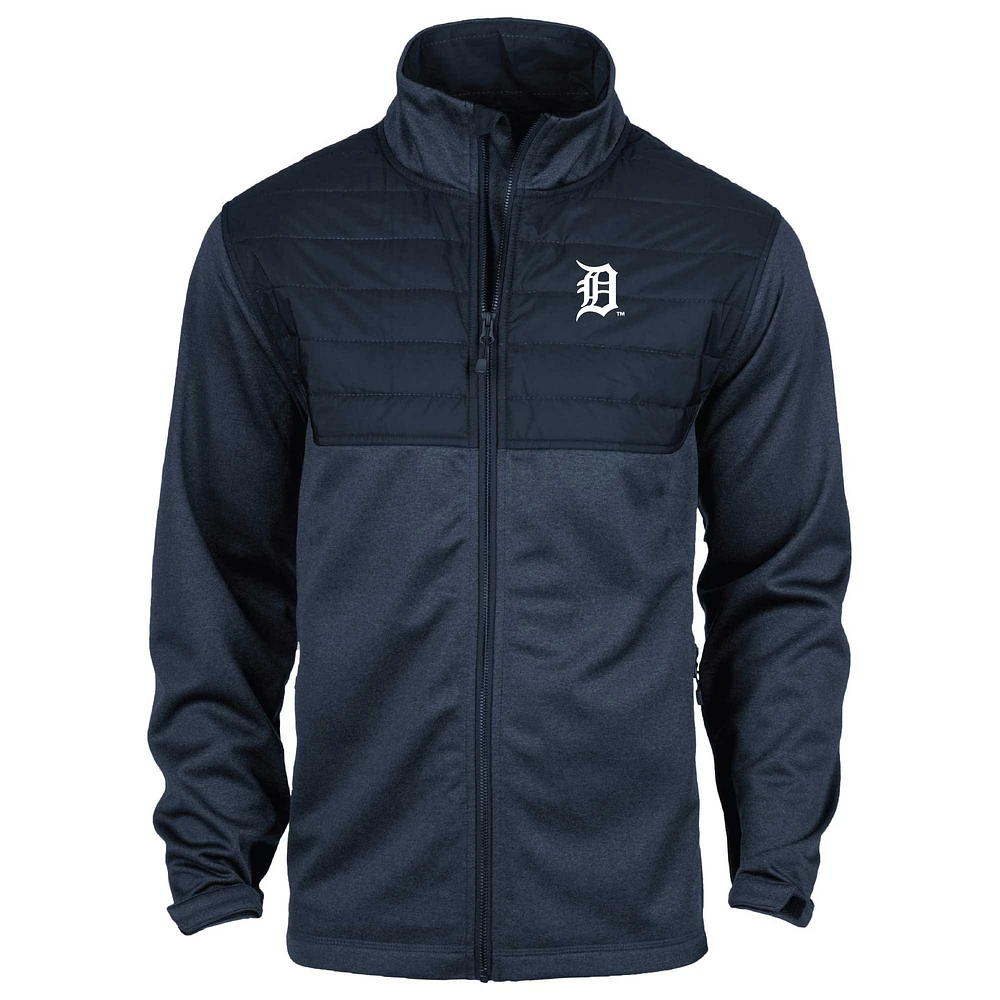 Veste entièrement zippée Dunbrooke Heather Navy Detroit Tigers Explorer pour hommes