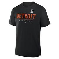 Men's Fanatics Black Detroit Tigers Color Pop Legacy Clubhouse T-Shirt