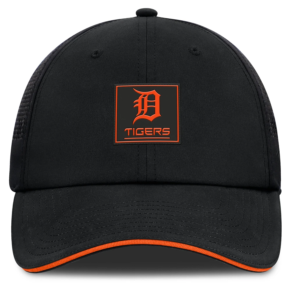 Men's Fanatics Black Detroit Tigers Level Up Driver Adjustable Hat