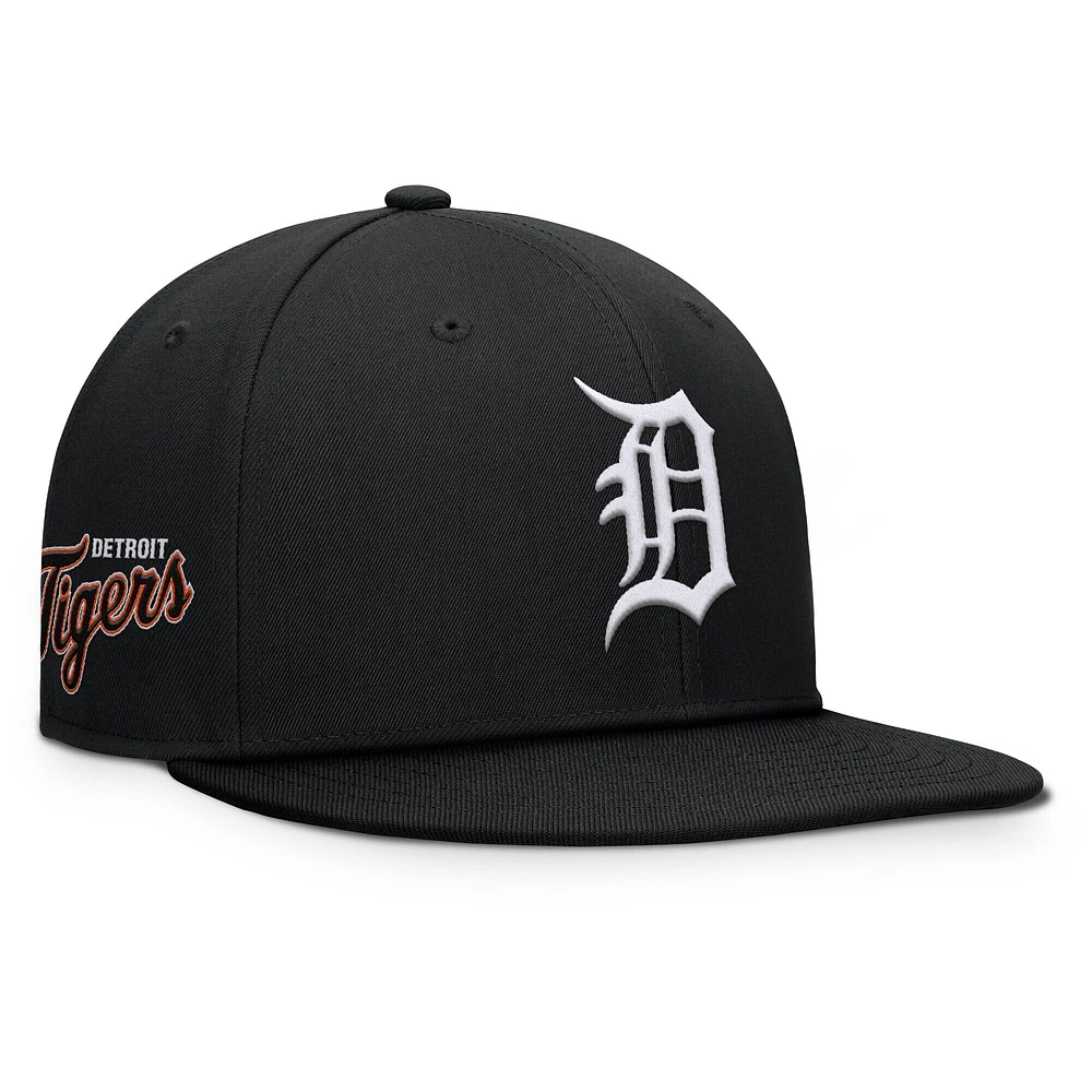 Men's Fanatics Black Detroit Tigers Walk-Off Bullpen Snapback Hat