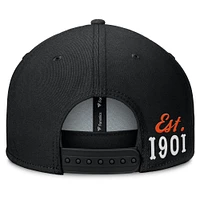 Men's Fanatics Black Detroit Tigers Walk-Off Bullpen Snapback Hat
