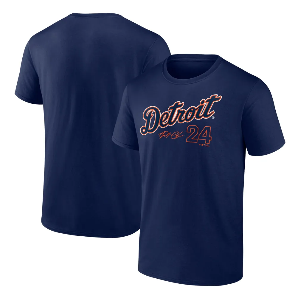 Nike Detroit Tigers Navy Blue Logo Legend Short Sleeve T Shirt