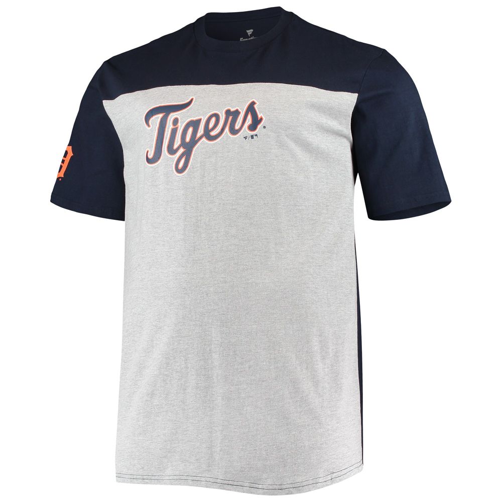 Women's Fanatics Branded Navy/Gray Detroit Tigers V-Neck T-Shirt Combo Set