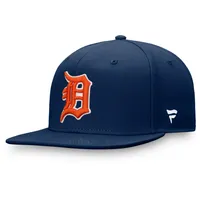 Detroit Tigers Fanatics Branded Cooperstown Collection Core Snapback Hat - Navy