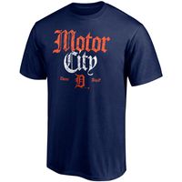 Women's Fanatics Branded Navy Detroit Tigers Logo Fitted T-Shirt