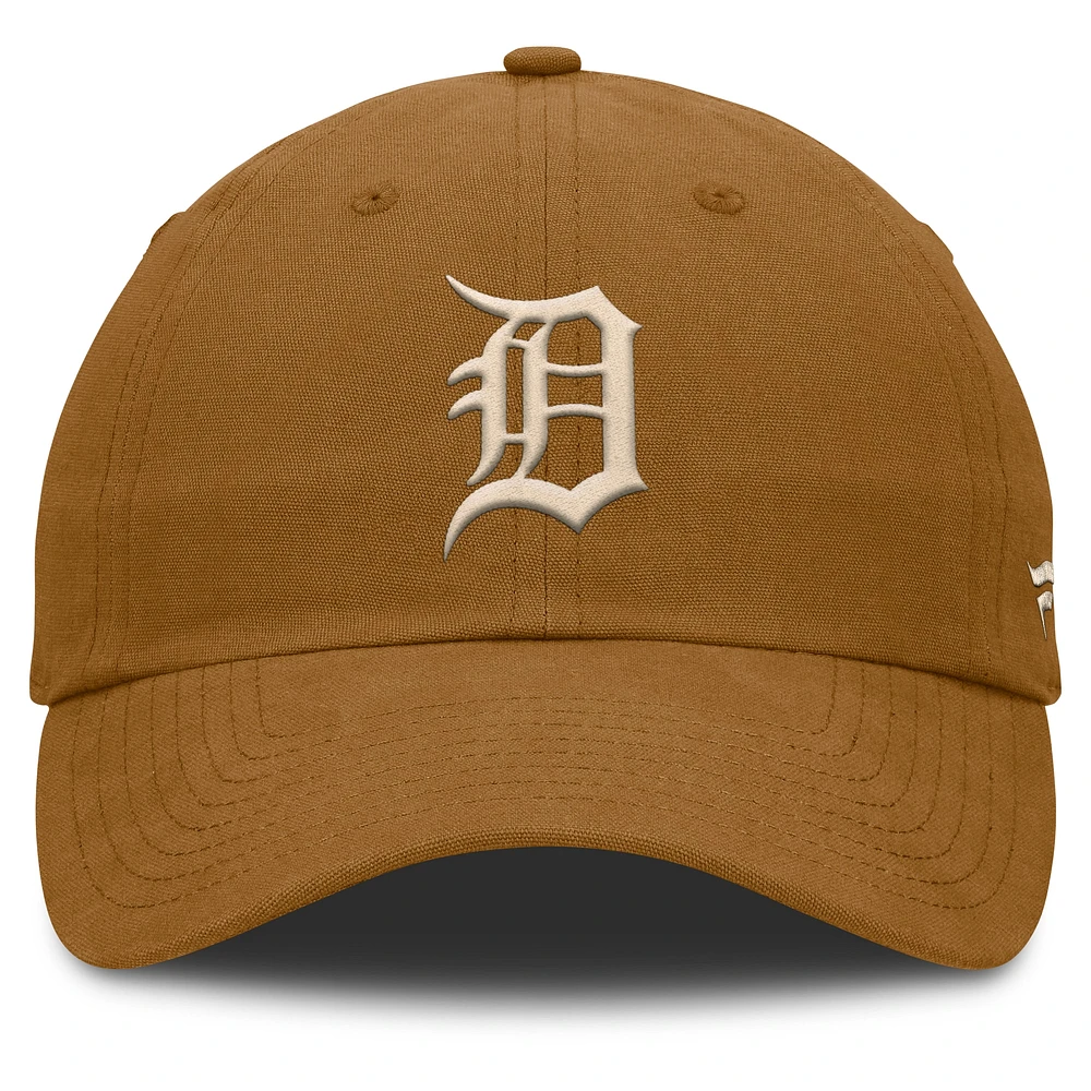 Casquette ajustable marron Detroit Tigers Act Natural Chopper pour hommes Fanatics
