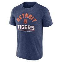 Men's Fanatics Heather Navy Detroit Tigers Front & Center T-Shirt