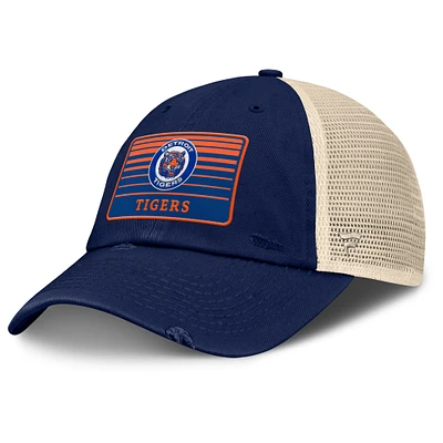 Men's Fanatics  Navy/Natural Detroit Tigers Cooperstown Collection Eastbound Mesh Adjustable Hat
