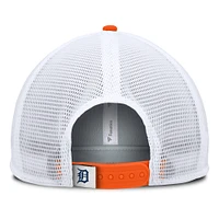 Men's Fanatics Navy/Orange Detroit Tigers Fundamental Foam Front Snapback Hat