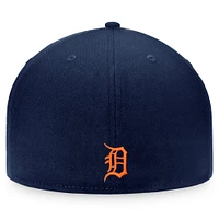 Men's Fanatics Navy/Orange Detroit Tigers Fundamental Two-Tone Fitted Hat