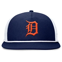 Casquette snapback Fanatics bleu marine/blanc pour homme des Detroit Tigers Clubhouse Change Up