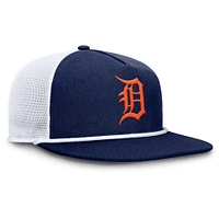 Casquette snapback Fanatics bleu marine/blanc pour homme des Detroit Tigers Clubhouse Change Up